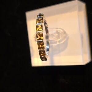 Silver Citrine Ring, 8